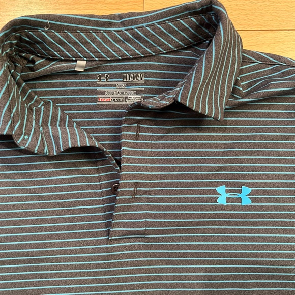 US Heatgear Stripe Polo - Picture 2 of 2